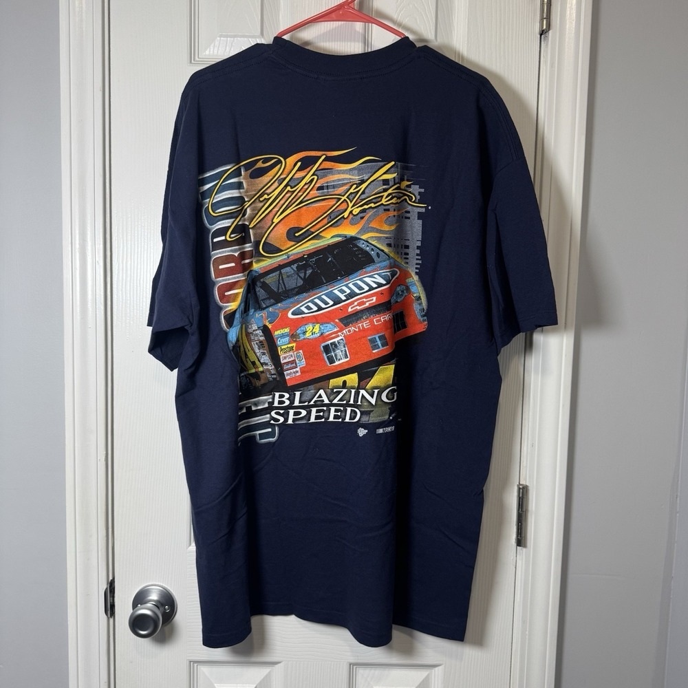 Vintage Jeff‎ Gordon 2002 "Blazing Speed" Competitors View T-Shirt Size XL